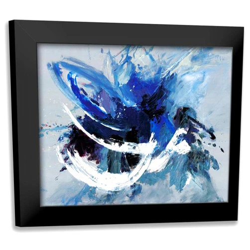 ArtDirect - Circle Art Group 24x20 Black Modern Framed Art Print Titled: Carpe Diem