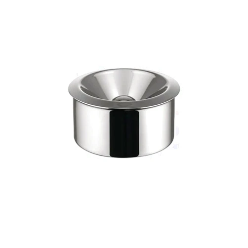 Alessi Ashtray, 3 x 12 x 11.5 cm, Stainless Steel