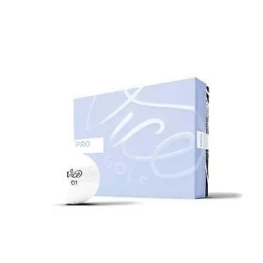 Vice Golf Pro Zero | 12 Golf Balls | Features: Direct Feedback, Maximum Durability, High Spin | Profile: Designed for Casual Golfers