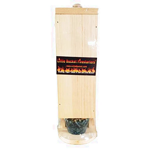 Little Bucket Firestarters Fire Starters for Fireplace, Campfire, Fire Pits and More - Waterproof - Non Toxic - 100% Recycled Materials