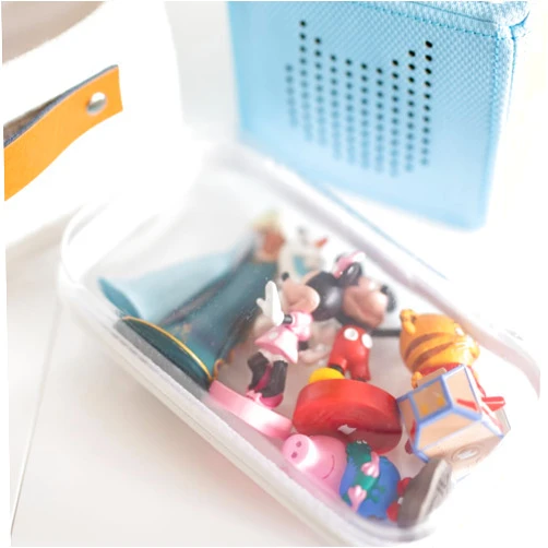 M + L Bliss Bins™ , Maple and Lark, Zippered Hard Pouch, Bliss Bin Storage, Bliss Bin Zipper, White Bliss Bin, Toy Storage, Hard Plastic, Pencil Case (Small)