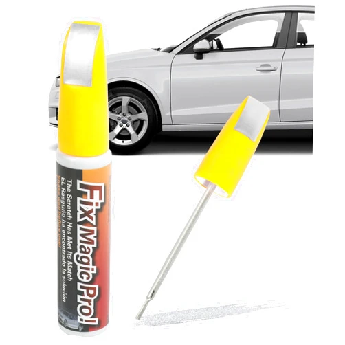 RACOONA Touch Up Paint Pen,2 in 1 Car Paint Scratch Repair,Car Scratch Remover for Deep Scratches,Car Accessories Car Paint Pen,Automotive Touch Up Paint Pen,Car Paint Touch Up for Car Scratch (Silver)