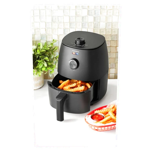 IRUGS 2.2 Quart Capacity Air Fryer,Non-Stick, Dishwasher Safe Basket,1150W,Black