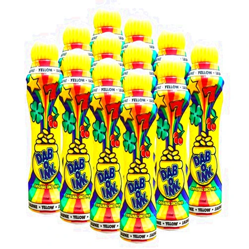 Dab-O-Ink One Dozen 4oz Yellow Bingo Dauber