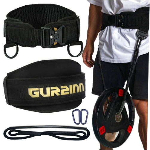 GurZinn Weight Lifting Belt Gym Fitness with Quick Locking, Dip Belt with rope, Weighted Pull Up Belt for Gym Fitness Powerlifting Squat