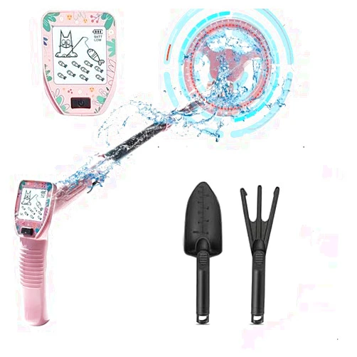 Xoopon Metal Detector for Kids,Lightweight Beach Metal Detectors with LCD Display Adjustable Kids Metal Detectors with 6” Search Coil for Exploration Hiking