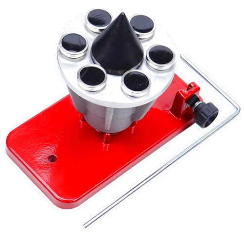 MOCW Red Magnetic Wall Mount Blade Balancer Lawn Mower Blade Balancer Replace # 42-047 339075B