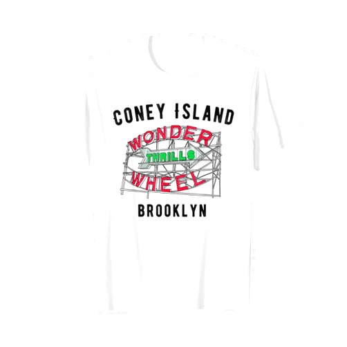 Brooklyn Threads Studio Coney Island Brooklyn New York City T-Shirt