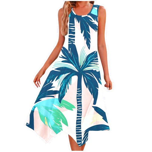 Yelldesk Summer Dresses for Women 2025 Women Summer Dresses Casual Double Breasted Dress for Women Hawaii Outfits