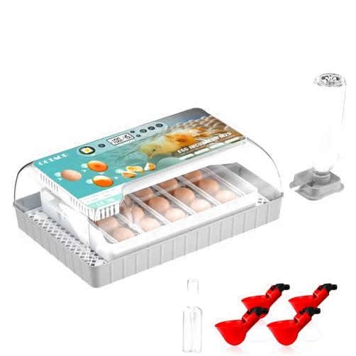 OCTAOR Automatic Digital Incubator, 20 Eggs Natural Incubation Simulator, Auto Egg Rolling and Water Fulfilling, 24H Temperature Control, with LED Egg Candler, Easy Newcomer Poultry Incubation