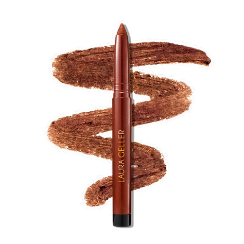 LAURA GELLER NEW YORK Kajal Longwear Kohl Eyeliner Pencil with Caffeine, Smooth & Blendable Makeup, Dark Brown