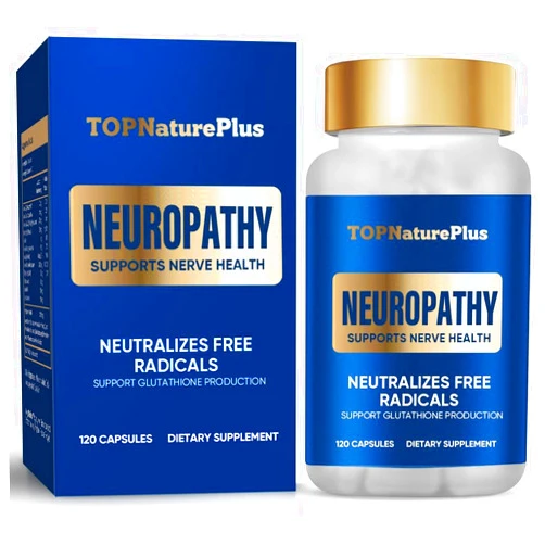 TOPNaturePlus Nerve Savior for Neuropathy, Advanced Nerve Health Nutritional Blend with 600 mg Alpha Lipoic Acid-Benfotiamine for Nerve Discomfort, 120 Capsules