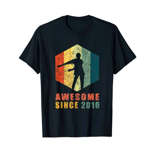 WeTheFounders Awesome Since 2010 Vintage Floss T-Shirts 9th Birthday Gift T-Shirt