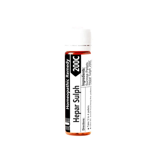 Urenus Hepar Sulph 200C Homeopathic Remedy 200 Pellets, Urenus