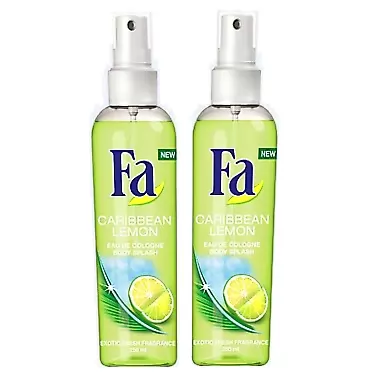 Generic Fa Body Splash 1.7oz/250ml - Pack of 2 (Caribbean Lemon)