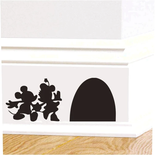 SmartDistributors Smart Mouse Decals Mouse Hole Decal Mouse Hole Wall Decals Mouse Hole Wall Sticker Mickey Mouse Decals Disney Decals for Wall [9.5
