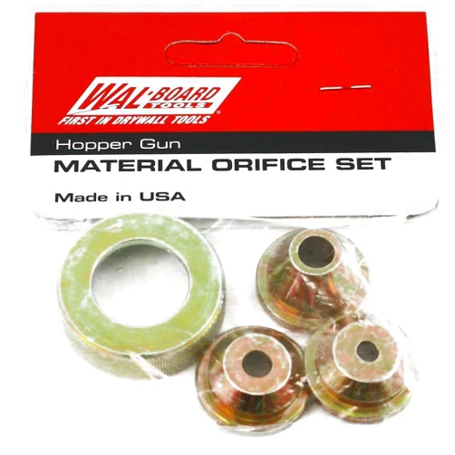 WAL-BOARD TOOLS Wal-Board Drywall Texture Hopper Gun Orifice Set - 3 Tips - Fits Texture-Pro 200, Spray-Pro, Professional Texture Sprayer Models