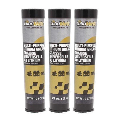 LubriMatic 11312 Multi-Purpose Grease - 3 Pack of 3 oz. Cartidges