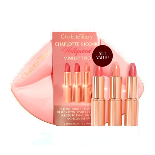 Charlotte Tilbury K.I.S.S.I.N.G Lipstick - Moisturizing & Hydrating Lipstick with Light-Diffusing Pigments for a Luminous Finish & Fuller-Looking Lips