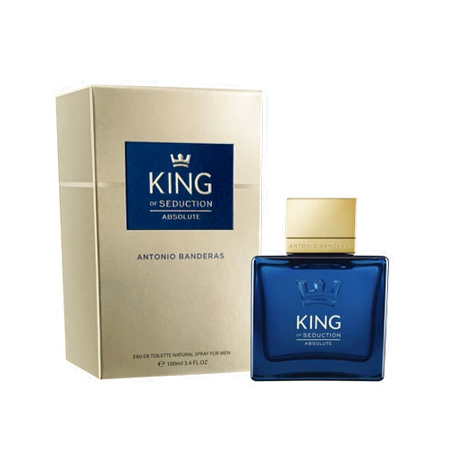BANDERAS Antonio Banderas Perfumes - King of Seduction Absolute - Eau de Toilette for Men - Long Lasting - Fresh, Masculine and Elegant Fragance - Woody and Moss Notes - Ideal for Day Wear - 3.4 Fl Oz
