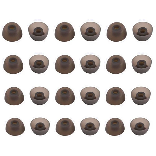 ALXCD Ear Tips for True Wireless Earbuds, 12 Pairs Replacement Silicone Earbud Tips with 3.8mm Connector Hole, Compatible with Jabra Elite 65t 75t Galaxy Buds Echo Buds etc. Large 12 Pairs