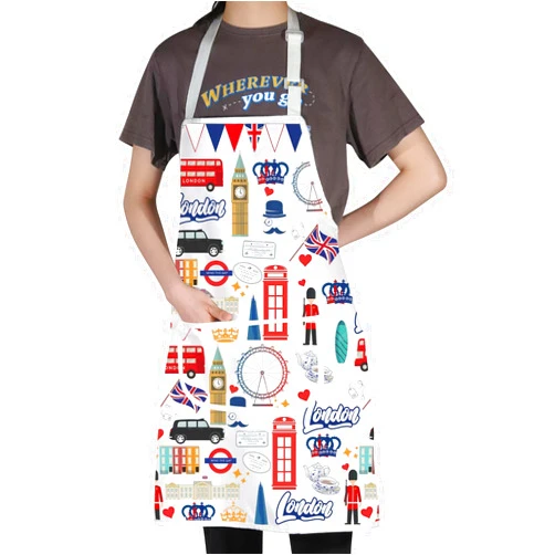 JNIAP London Cooking Apron London Themed Gifts London Chef Apron London Baking Apron London Lover Gifts London Souvenir Gifts