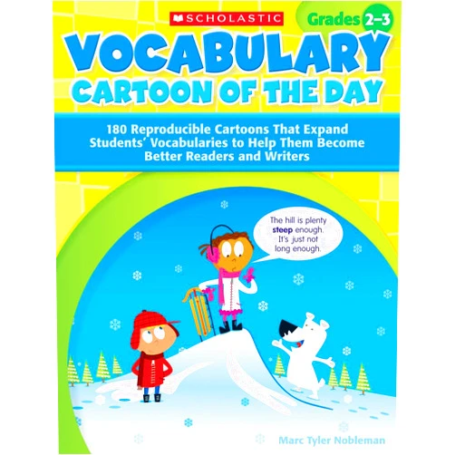 By Marc Tyler Nobleman (Author) Vocabulary Cartoon of the Day for Grades 2-3: 180 Reproducible Cartoons That Expand Students’ Vocabularies to Help Them Become Better Readers and Writers