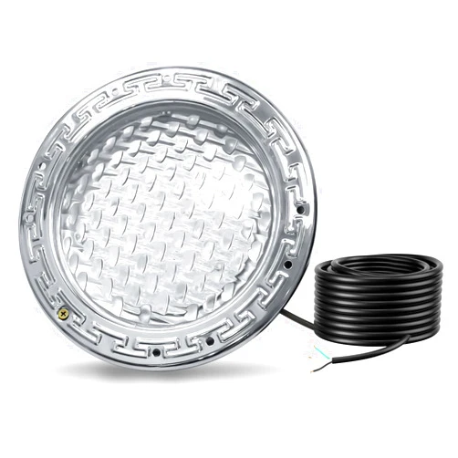 SOLAR SPORTS LED Pool Lights for Inground Pools, 120V Pool Lights White, 10 Inch Inground Pool Light 120v Suitable for 10 Inch Wet Niche, Underwater Pool Light,35W, 50 Foot Cord.