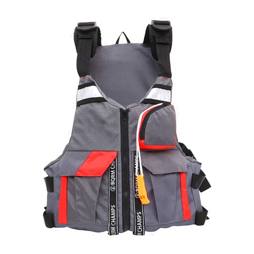 7HAHA3 Men Women Sea Fishing Vests Outdoor Activities Surfing Jacket Portable Multi Pockets Swimming Jacket