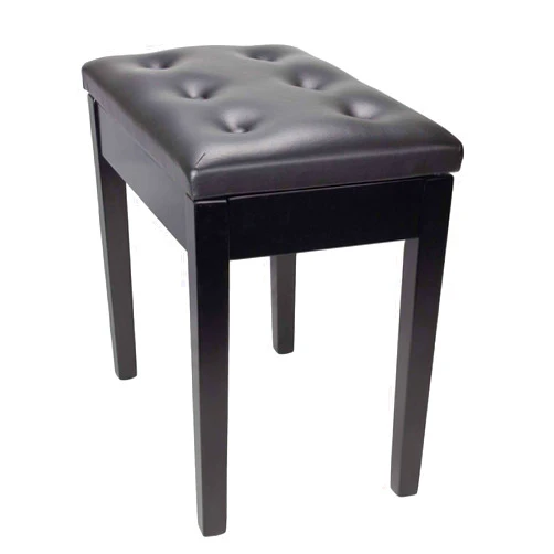 RockJam Padded Wooden Piano Bench Stool with Storage (RJKBB500)