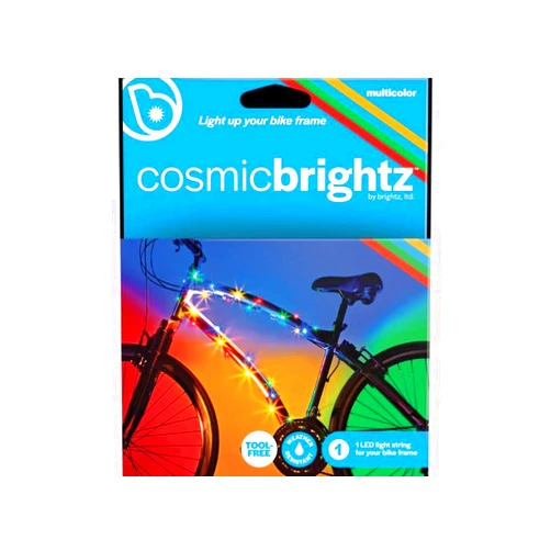 Brightz CosmicBrightz LED Bike Frame Rope Light - 6.5-Foot String Rope - Battery-Powered with On/Off Switch - Ultra Bright Color Keeps Your Ride Fun and Safe for Kids, Teens, & Adults