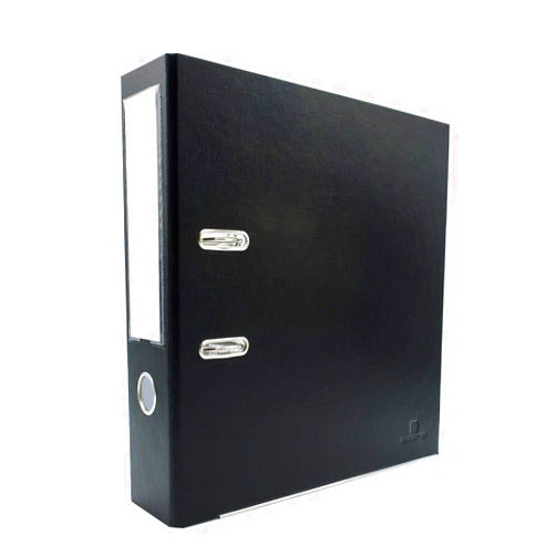 Bindertek 2-Ring 3-Inch Premium Linen Textured Binder, Black (EFN-BK)
