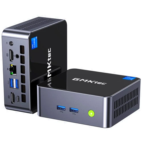 GMKtec M3 Plus Mini PC with Intel Core i9 12900HK(14C/20T 5.0 GHz), 32GB DDR4 RAM+1TB NVMe SSD, Mini Desktop Computer Triple 4K Display, WiFi 6, BT5.2, USB-C