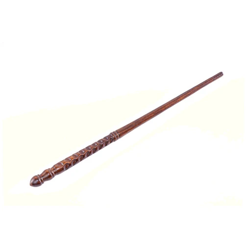 Handicraftviet Round Wand, Hand – Carved Wooden Wizard Wands for Magical Adventure, 15In Wood Wands for Child and Adult, Great Party Costume Accessory for Halloween Cosplay