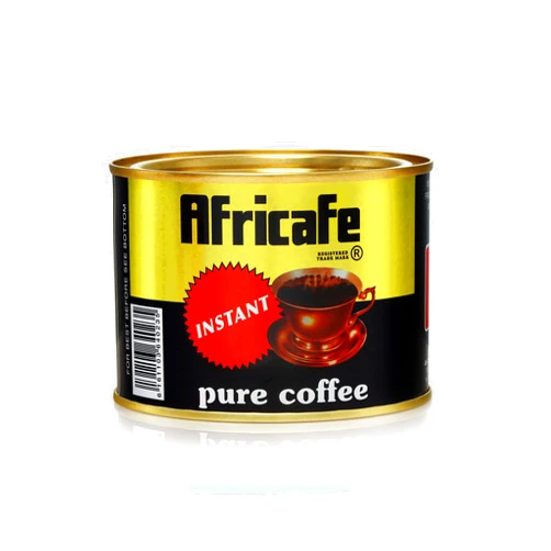AFRI TEA & COFFEE BLENDERS 1963 AFRICA FE - Organic Instant Coffee - Tanzania - 100% Arabica and Robusta - 100g Metal Tin