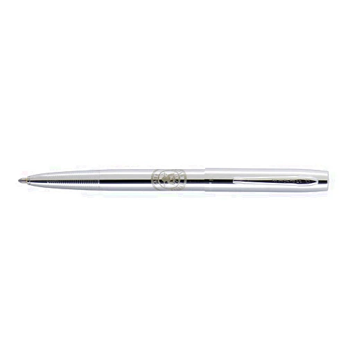 Fisher Space Pen Chrome Plated Cap-O-Matic Pen with Laser Engraved U.S. NAVY Insignia - Gift Boxed