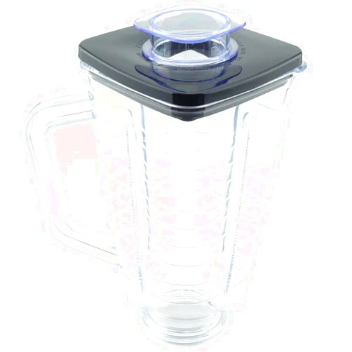 Felji 5-Cup Plastic Blender Jar with Lid Compatible with Oster Blenders Replacement Part 089, New & Improved