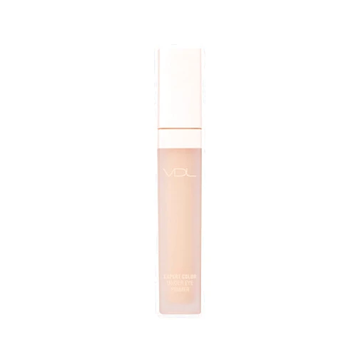 VDL Expert Color Under-Eye Primer (Salmon, 0.19 oz) - Color-Correcting Concealer for Dark Circles, Uneven Skin Tone. Hydrating, Smooth. Korean Makeup.