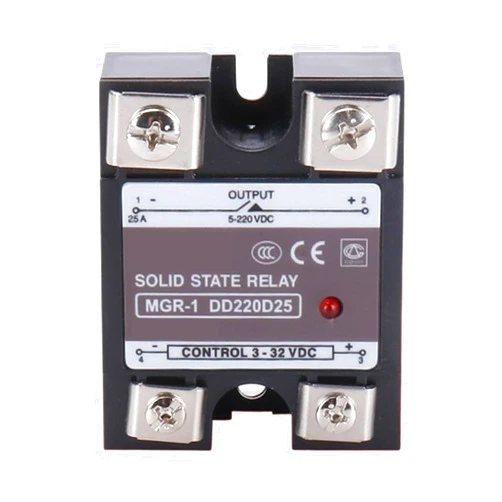 XHFJSNNL MGR-1 DD220D25 Solid State Relay DC Solid State Relay Single Phase Solid State Relay 5-220VDC 25A