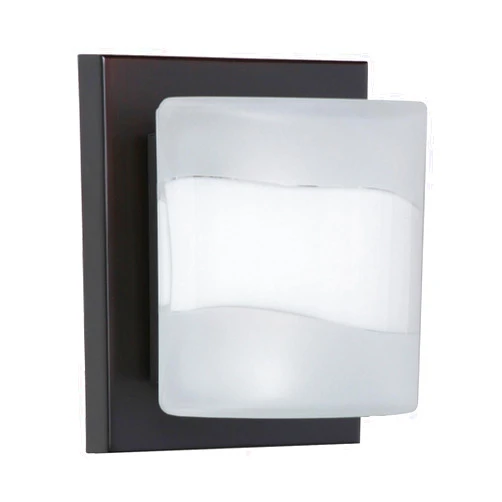 Besa 1WS-787399-BR Contemporary Modern One Light Wall Sconce from Paolo Collection in Bronze/Dark Finish,