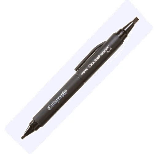 ITOYA CL-10BP-BK Doubleheader Calligraphy Marker Black