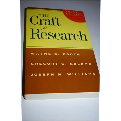 By Wayne C. Booth (Author), Gregory G. Colomb (Author), Joseph M. Williams (Author) & 0 more The Craft of Research, Third Edition (Chicago Guides to Writing, Editing, and Publishing)