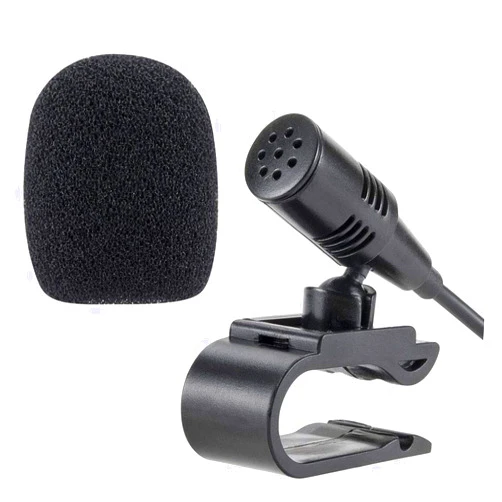 NowTH 2.5mm Microphone, NowTH HD Voice Assembly Mic for Car Vehicle Head Unit Bluetooth Enabled Stereo Radio DVD GPS