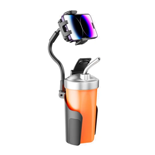 Toocki Cup Holder Phone Mount for Car, Universal 360° Adjustable Gooseneck Cell Phone Cup Holder Expander for Car Truck Compatible with iPhone Samsung & All Smartphones