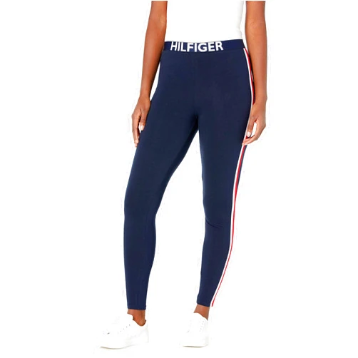 Tommy Hilfiger Women's Loungewear Retro Style Th Graphic Logo Pajama Bottom Legging Pant