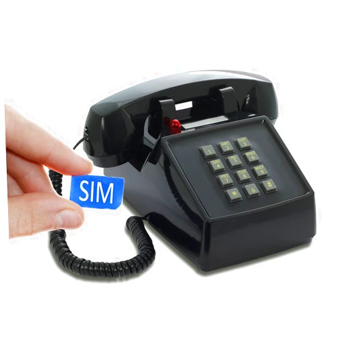 Opis Technology Opis PusheMeFon Mobile 4G Phone : The Classic GSM Desk Phone/Retro Cell Phone/Senior Cell Phone for Elderly Unlocked/GSM Phone Home/Vintage Cell Phone/Senior Cell Phone Unlocked in Dark Blue