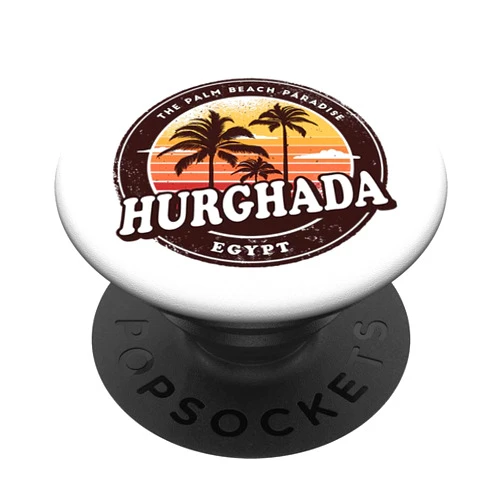Vacation Travel Guide Souvenir Egypt Collection Hurghada Egypt Souvenir Summer Beach Sea / Gift PopSockets Swappable PopGrip