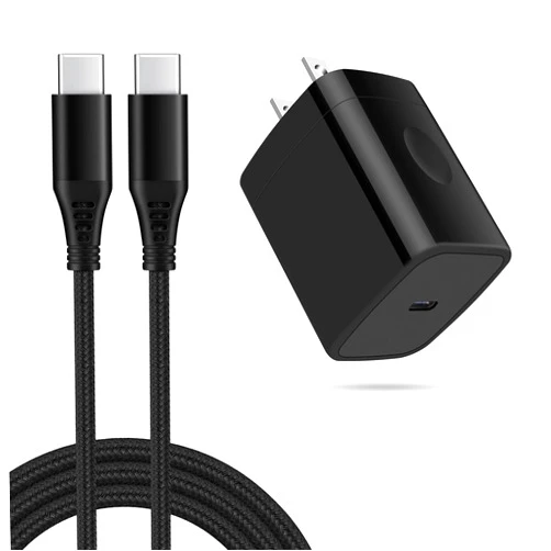 UorMe Type C Charger Fast Charging Block for Moto G Power 2025,G Stylus 2024,G Pure,G Play,X50 Ultra, for Motorola Edge 50 Pro,Edge+,Razr 50/40 Ultra, Pixel 8 7Pro; 20W PD C Wall Charger Box,6FT USB C Cable