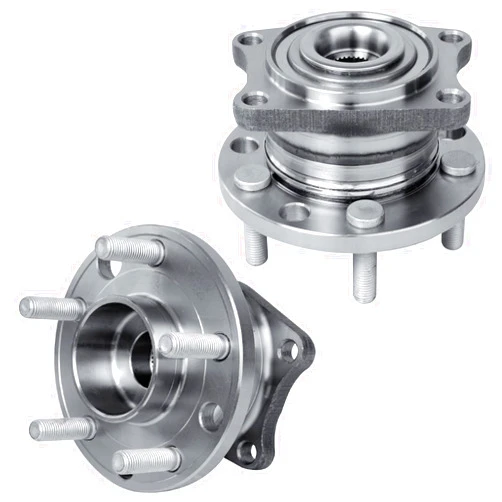 Detroit Axle - AWD Rear Wheel Hub & Bearing Assembly Replacement for 2005-2010 Volvo S40 V50-2pc Set