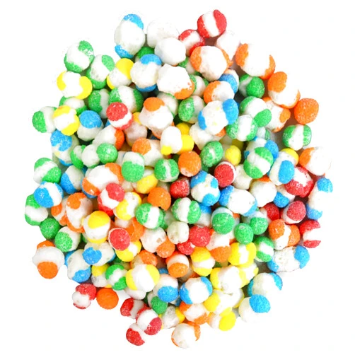 Sarah's Candy Factory 5.5 Oz Freeze Dried Rainbow Chew Skittles Sweet & Delicious,Crunch in Resealable Bag